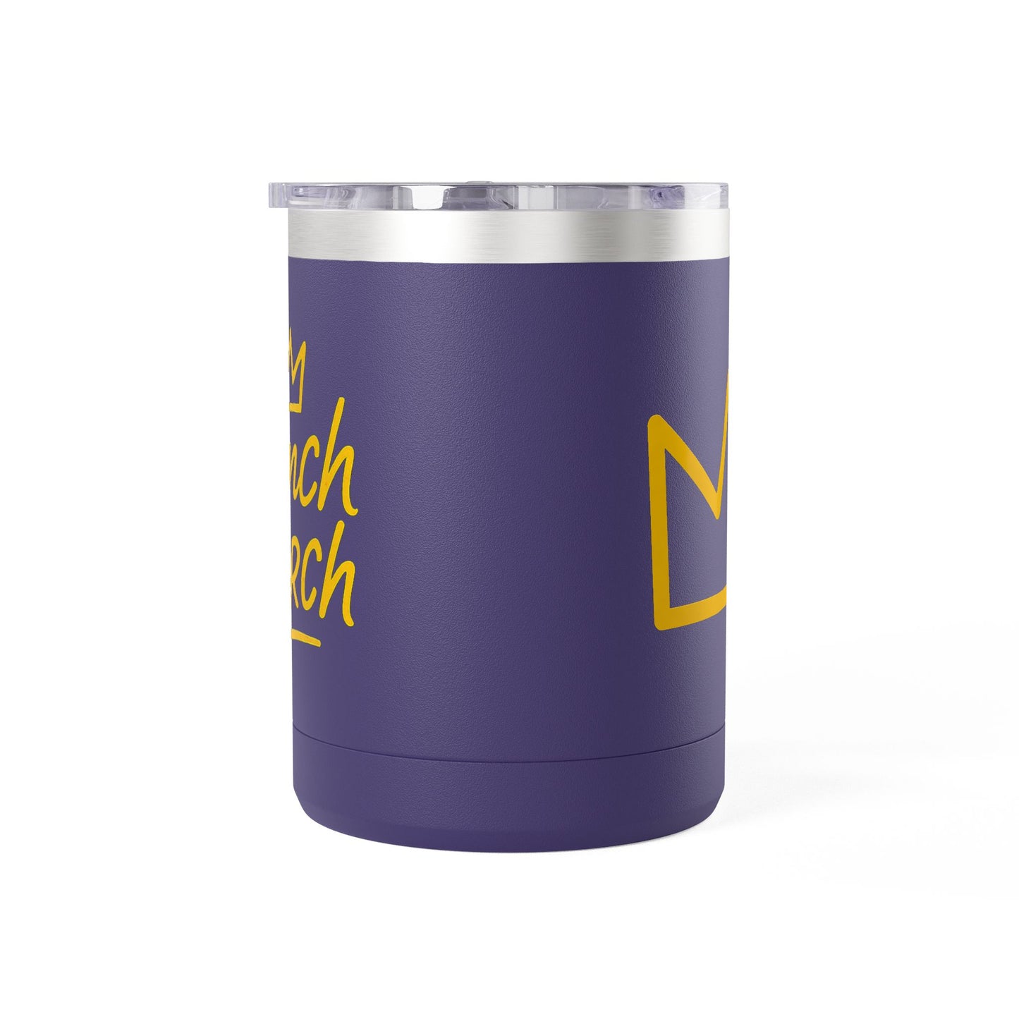 Trench Merch Crown Coffee Mug Tumbler, Perfect for Beach Lovers, Gifts for Friends, Summer Getaways, Adventure Travel, Crown Design