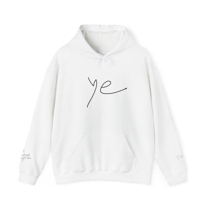 Ye 7BN Minimalist Unisex Hooded Sweatshirt, Casual Streetwear, Gift for Fans, Cozy Layering, Everyday Style, Unique Graphic Hoodie