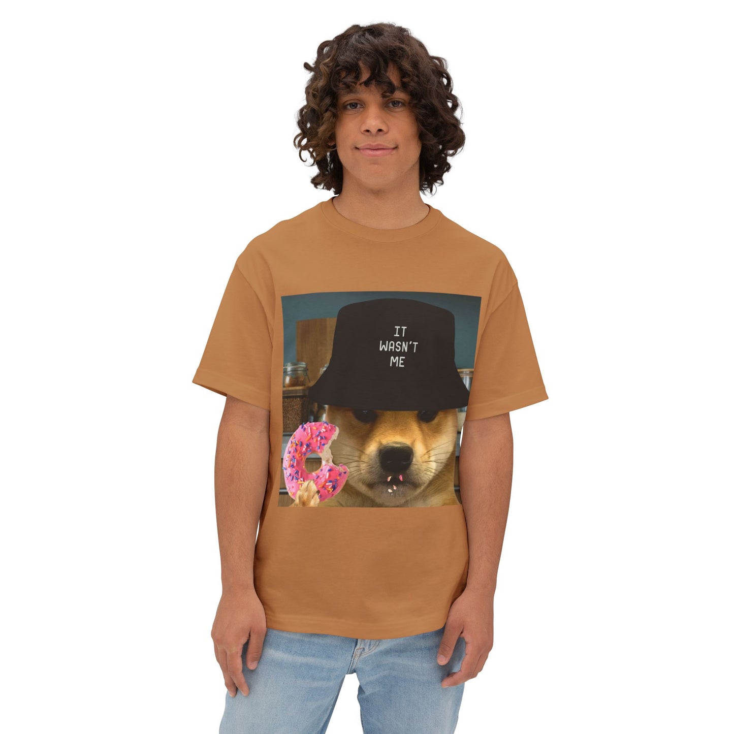WIF Boxy Tee, Unisex Oversized T-Shirt, Gift for Dog Lovers, Cute Pet Apparel, Casual Everyday Wear, Funny Graphic Tee