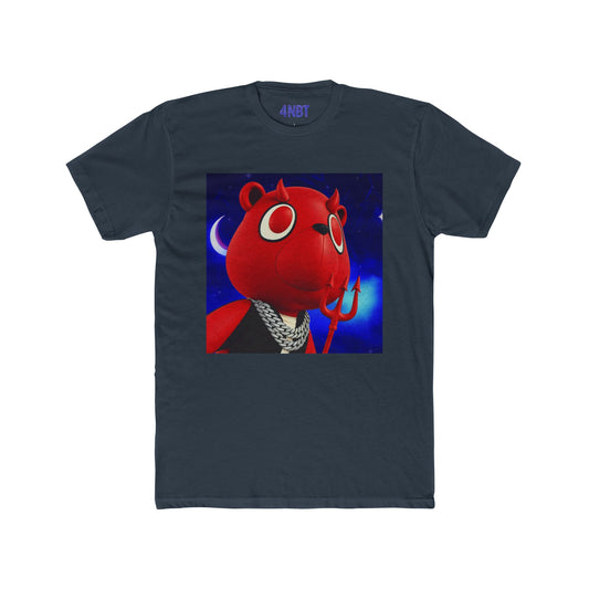 4NBT Red Bear Graphic Tee - Fun Unisex Cotton Crew Tee, Casual Wear, Gamer Shirt, Unique Gift, Streetwear Style