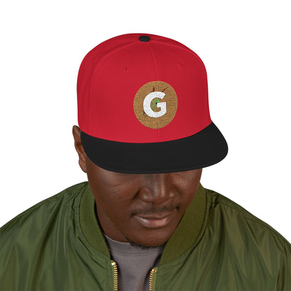Custom Goat Embroidered Snapback Cap, Trendy Hat, Streetwear Accessory, Gift for Him, Casual Headwear, Sports Cap, Logo Hat