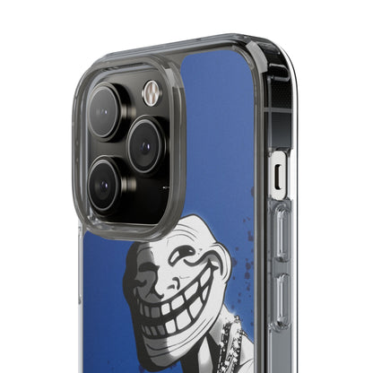 TROLL Clear Cases with Bold Graphic Design, Awesome Phone Accessories, Unique Gifts, Cartoon Phone Covers, Trendy Tech Gear