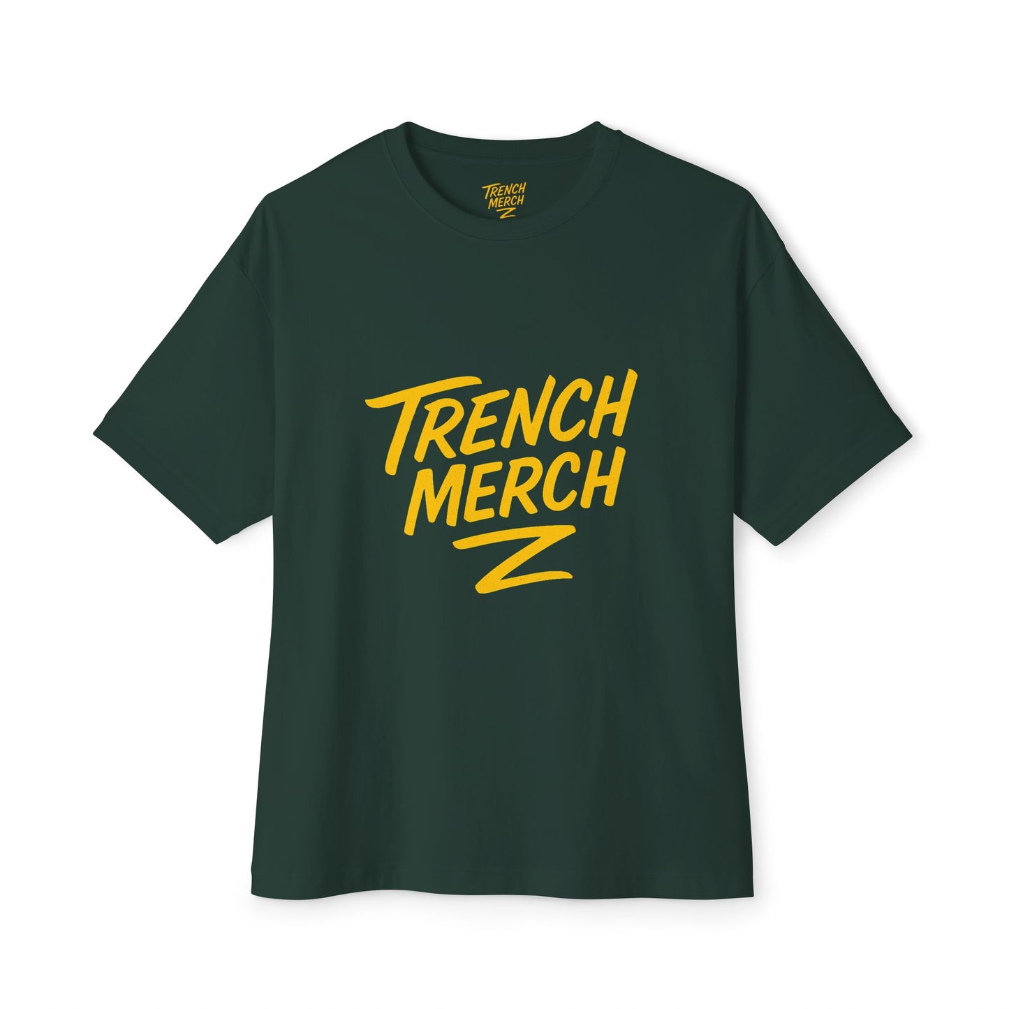 Trench Merch Unisex Oversized Boxy Tee | Casual Graphic T-Shirt for Everyday Style, Gifts for Friends, Summer Comfort, Streetwear Fashion