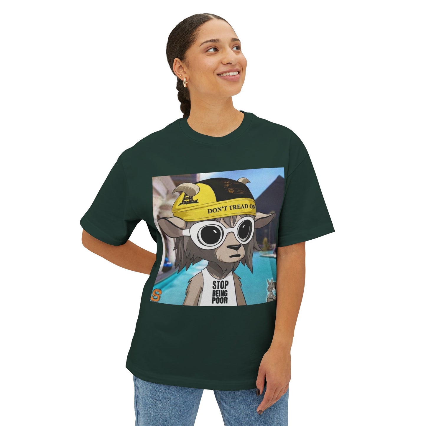 Cool Goat Alon Unisex Oversized Tee | Fun Summer Vibes | Perfect Gift for Friends | Stylish Casual Wear, Relaxed Fit T-Shirt, Pool Party [...]