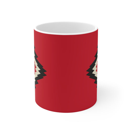 Ye-I Whirling Log Inspired 11oz Mug - Unique Gift for Coffee Lovers, Home Decor, Kitchenware, Boho Style, Collectible Drinkware
