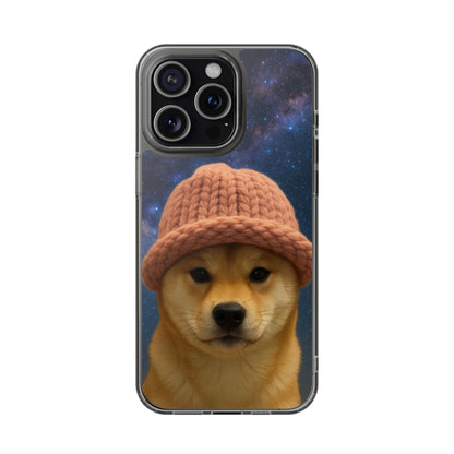 WIF Lovers Clear Phone Case, Cute Phone Cover for Animal Lovers, Pet Gift, Trendy Smartphone Accessory, Unique Dog Case