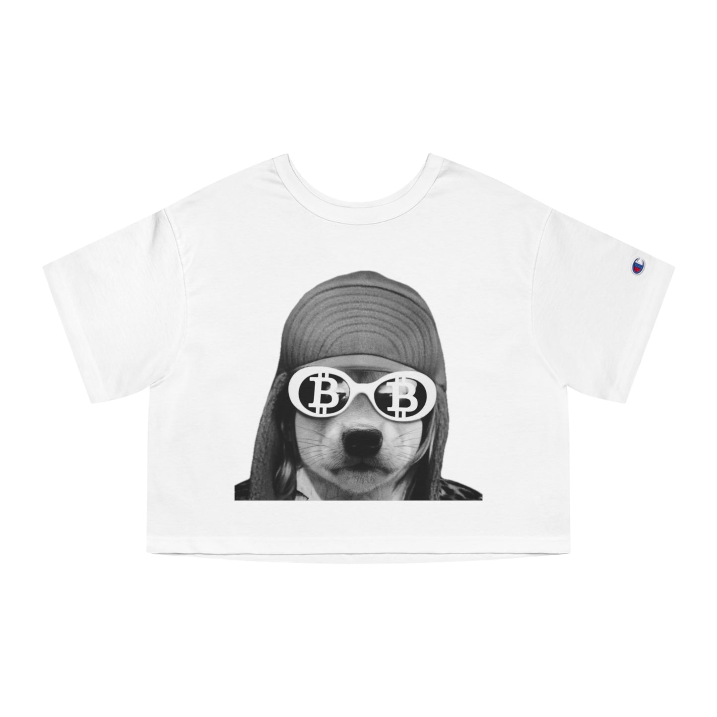 WIF Vintage Graphic Cropped T-Shirt | Fun Casual Tee for Pet Lovers | Cool Summer Fashion, Gift for Animal Lovers, Birthday