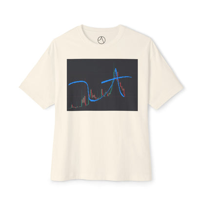 @ye Stylish Unisex Oversized Boxy Tee with Trendy Graph Design, Casual Fashion Tee, Streetwear Top, Comfortable Everyday Wear, Gift for Friends
