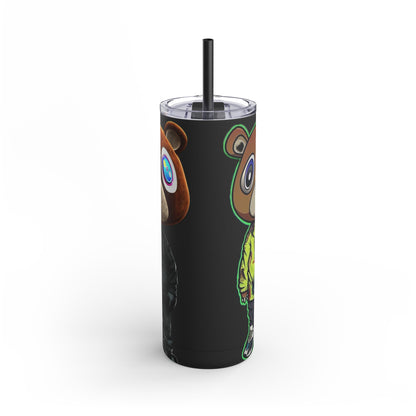 Ye Bear Tumbler, Cute Cartoon Drinkware, Funny Gift for Fans, Perfect for Birthdays & Holidays, 20oz Skinny Cup
