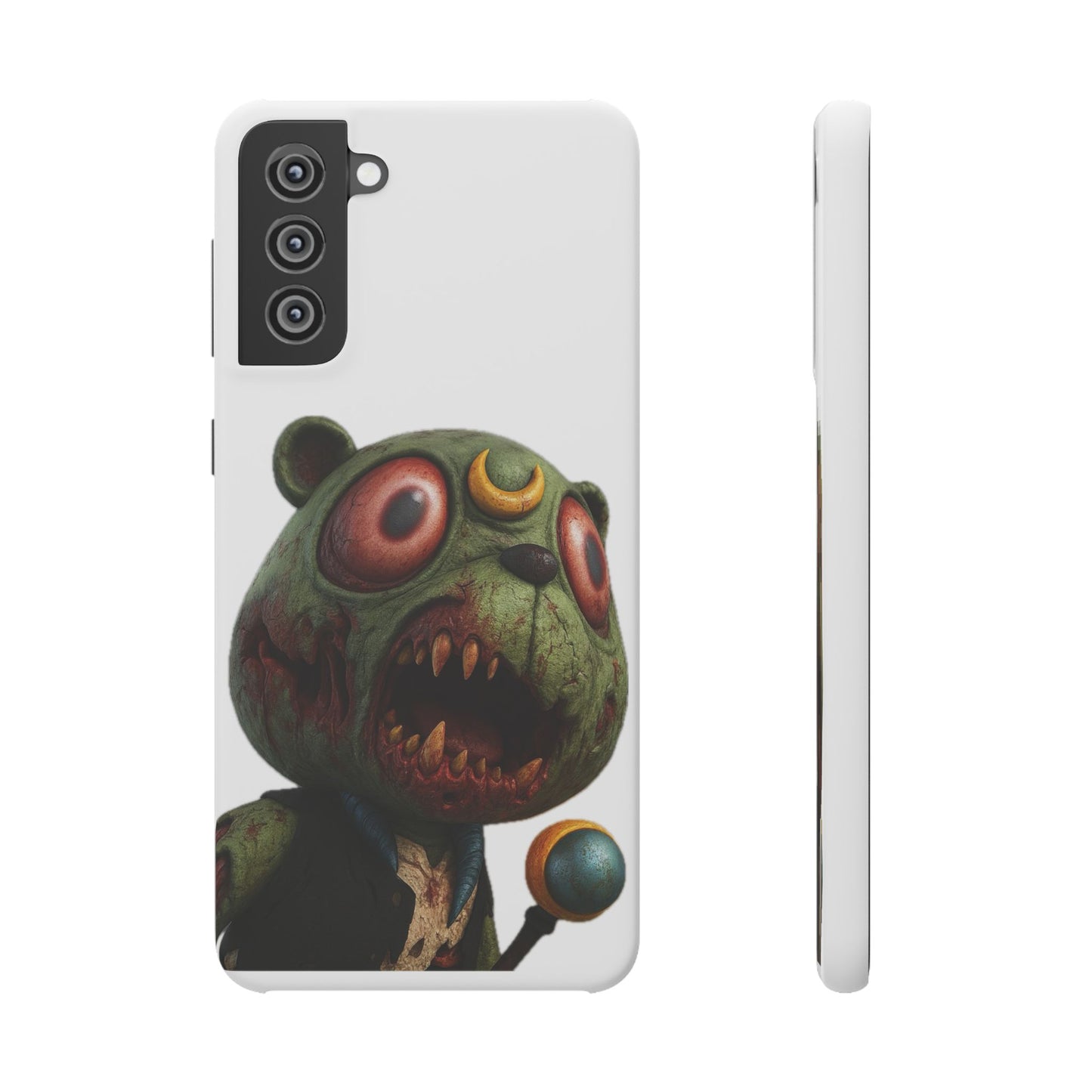 4NBT Zombie Bear Phone Case, Horror Snap Case, Cute but Spooky Accessory, Gift for Halloween, Unique Phone Cover