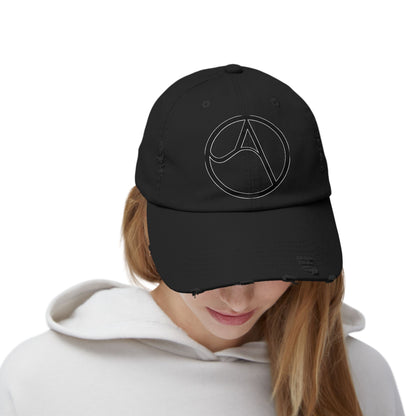 @ye Trendy Unisex Distressed Cap, Casual Hat, Vintage Style, Adjustable Dad Hat, Gift for Him or Her, Everyday Wear