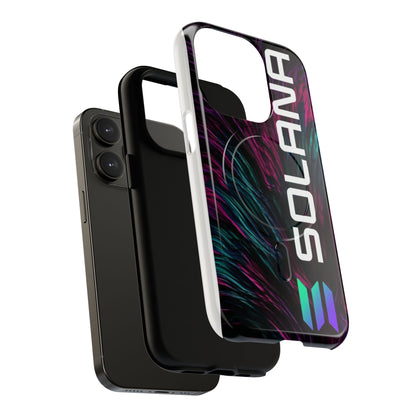 Solana Tough Magnetic Phone Case | Stylish Protection, Unique Art, Gift for Tech Lovers, Phone Accessory, Modern Design