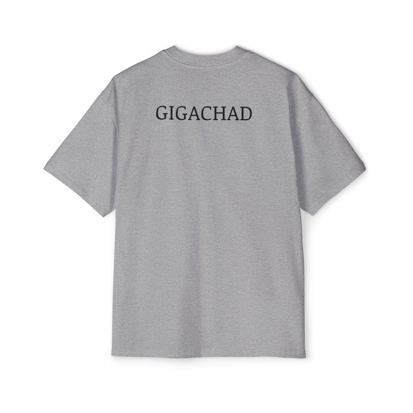 GIGA Men's Heavy Oversized Tee | Casual Streetwear Shirt, Graphic Tee, Gift for Him, Unisex Style, Trendy Apparel