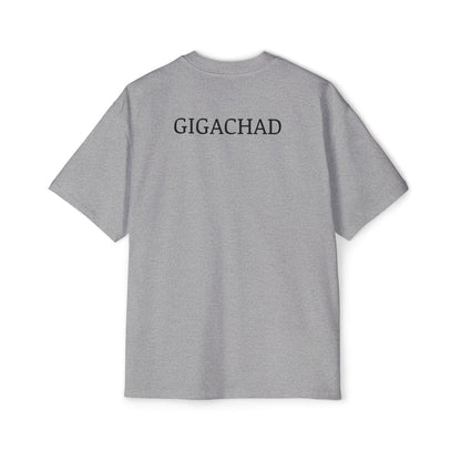 GIGA Men's Heavy Oversized Tee | Casual Streetwear Shirt, Graphic Tee, Gift for Him, Unisex Style, Trendy Apparel