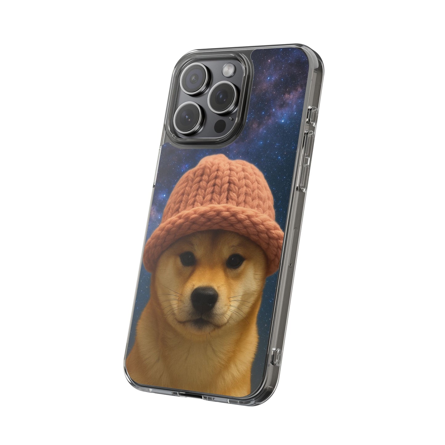 WIF Lovers Clear Phone Case, Cute Phone Cover for Animal Lovers, Pet Gift, Trendy Smartphone Accessory, Unique Dog Case