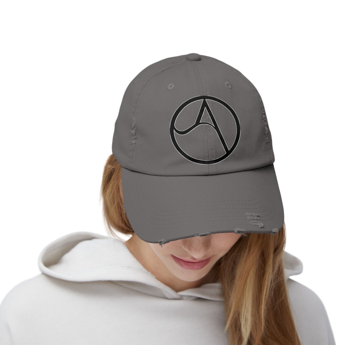 @ye Trendy Unisex Distressed Cap, Casual Hat, Vintage Style, Adjustable Dad Hat, Gift for Him or Her, Everyday Wear
