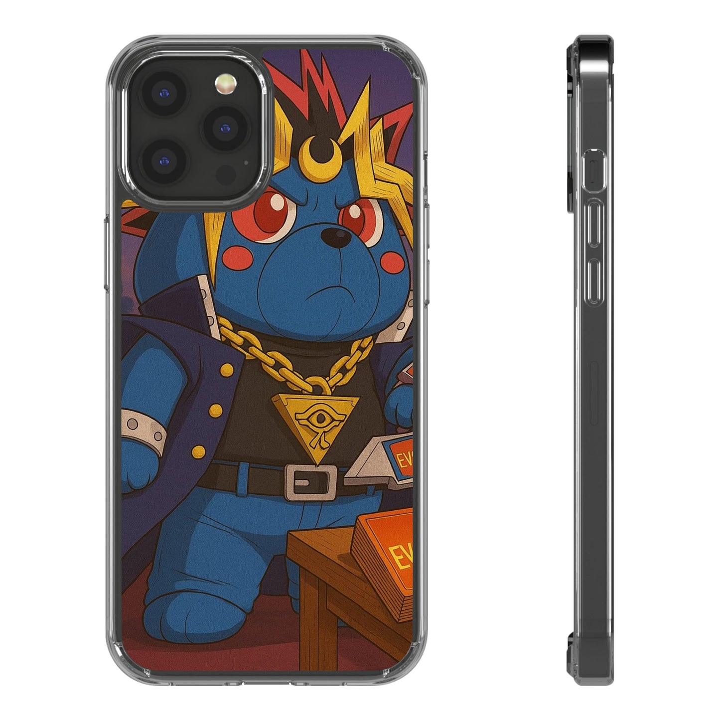 4NBT Clear Cases for Gaming Fans, Illustrated Phone Protection, Cute Anime Style, Collectible Accessories, Perfect Gift for Gamers