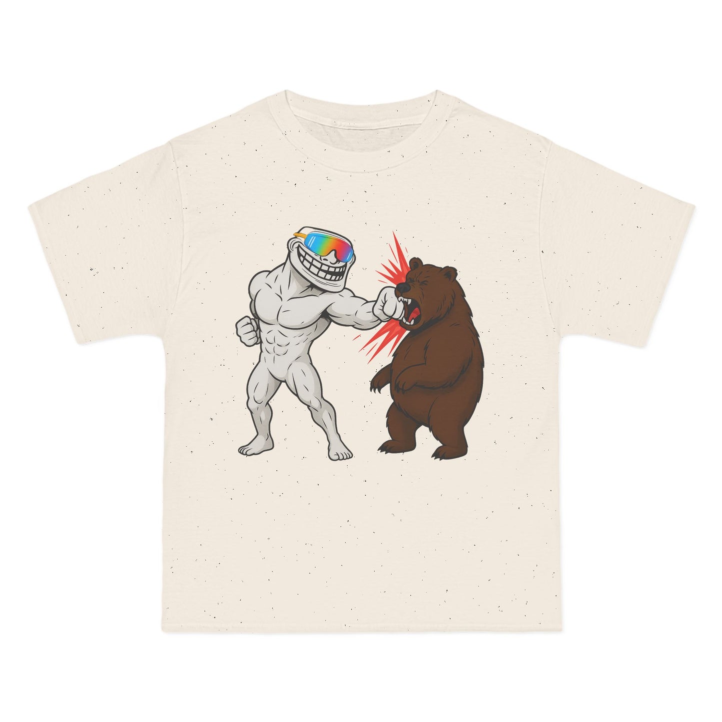 Troll Bold Graphic Short-Sleeve T-Shirt featuring Cartoon Conflict, Fun Gift for Friends, Casual Wear, Festival Attire, Unique Statement [...]