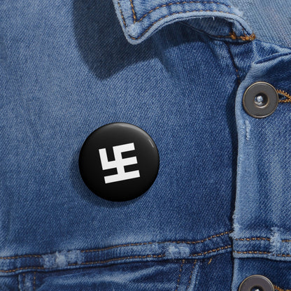 Swasticoin Custom Pin Buttons for Personalization, Party Favors, Collectibles, Gifts, Fashion Accessories