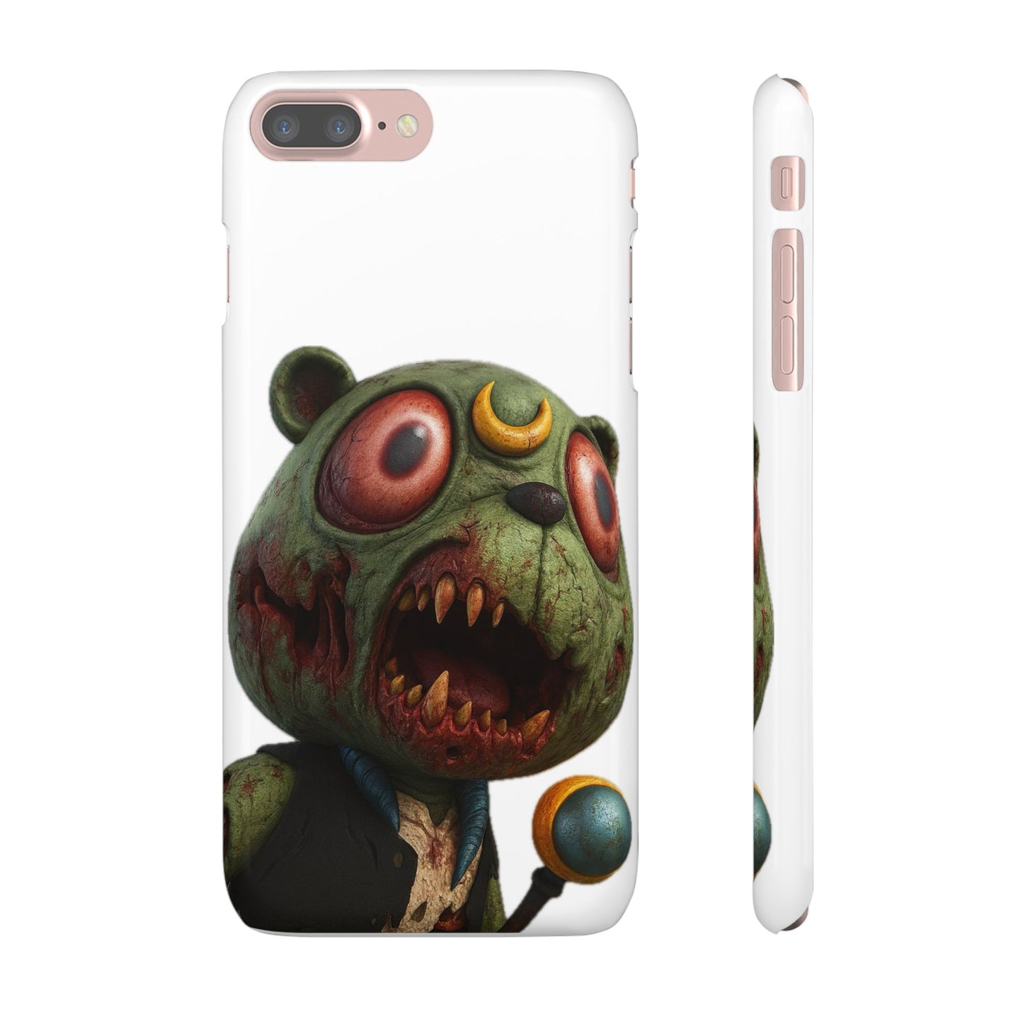 4NBT Zombie Bear Phone Case, Horror Snap Case, Cute but Spooky Accessory, Gift for Halloween, Unique Phone Cover
