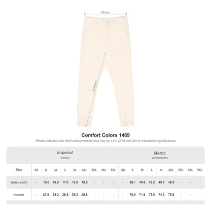 WIF Cozy Fleece Sweatpants for Home & Leisure - Perfect Gift for Relaxation, Lounging, Meditation, Christmas & Birthdays