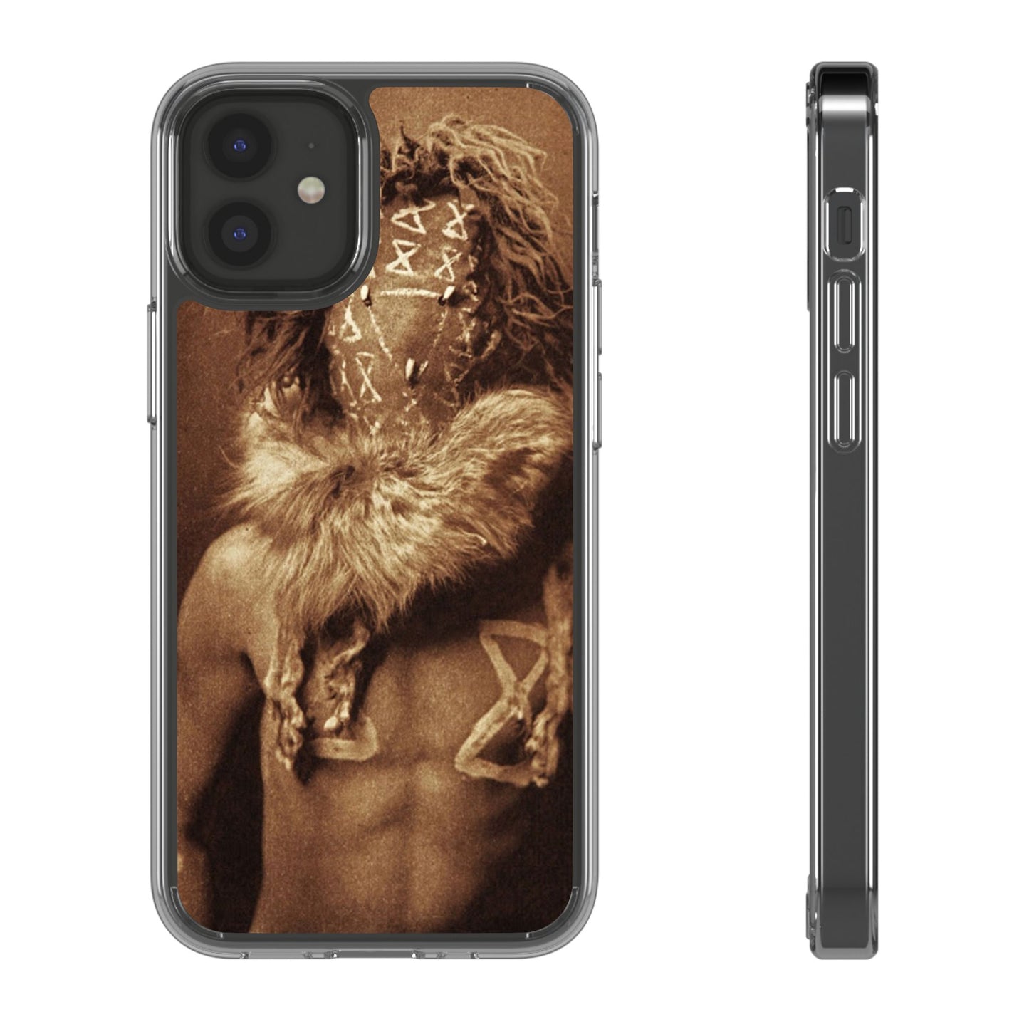 Yei Artistic Clear Phone Case for Unique Expression, Phone Accessories, Nature Lovers, Boho Style, Gift for Him/Her