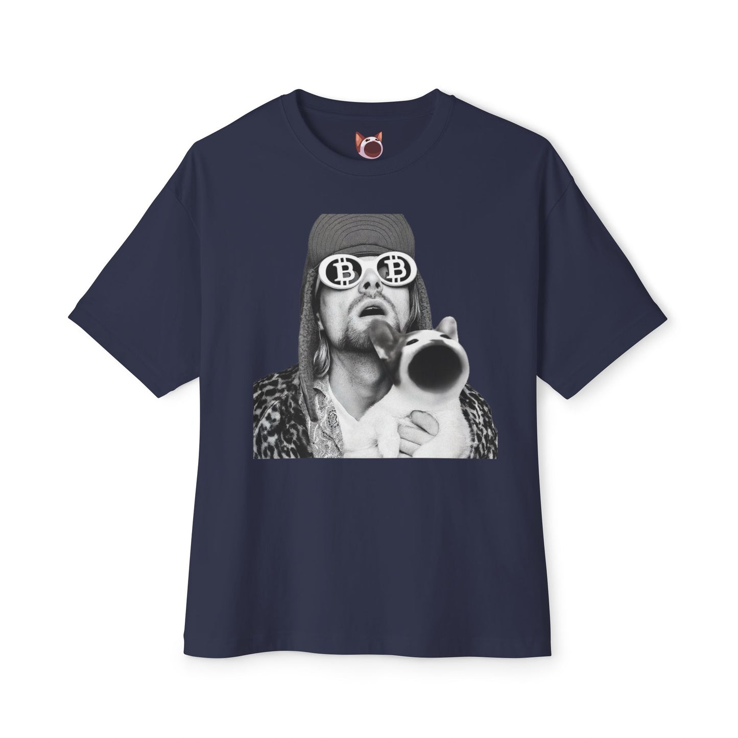 POPCAT Graphic Tee, Relaxed Fashion Top, Unique Gift for Cat Lovers, Funny Statement Shirt, Ideal for Gift Giving