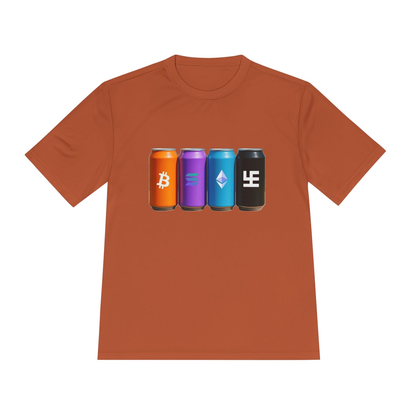 Swasticoin/Crypto Cans Unisex Moisture Wicking Tee, Perfect for Gamers, Crypto Enthusiasts, Gift for Tech Lovers, Casual Wear, Sports Shirt