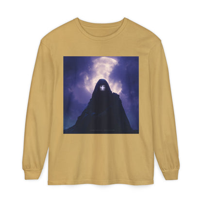 Swasticoin Mystical Mountain Long Sleeve T-Shirt | Unisex Graphic Tee, Trendy Layering Top, Casual Wear, Perfect Gift for Adventurers