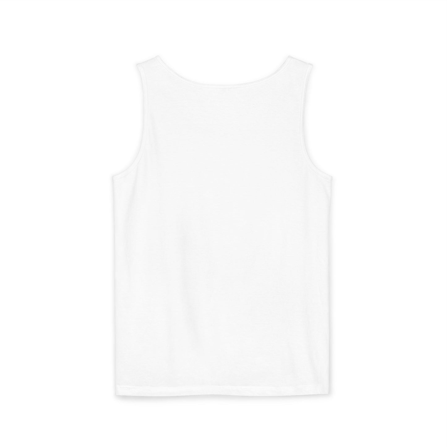 Unisex Garment-Dyed Tank Top with 4NBT Design, Summer Apparel, Casual Wear, Gift for Friends, Individual Expression Top