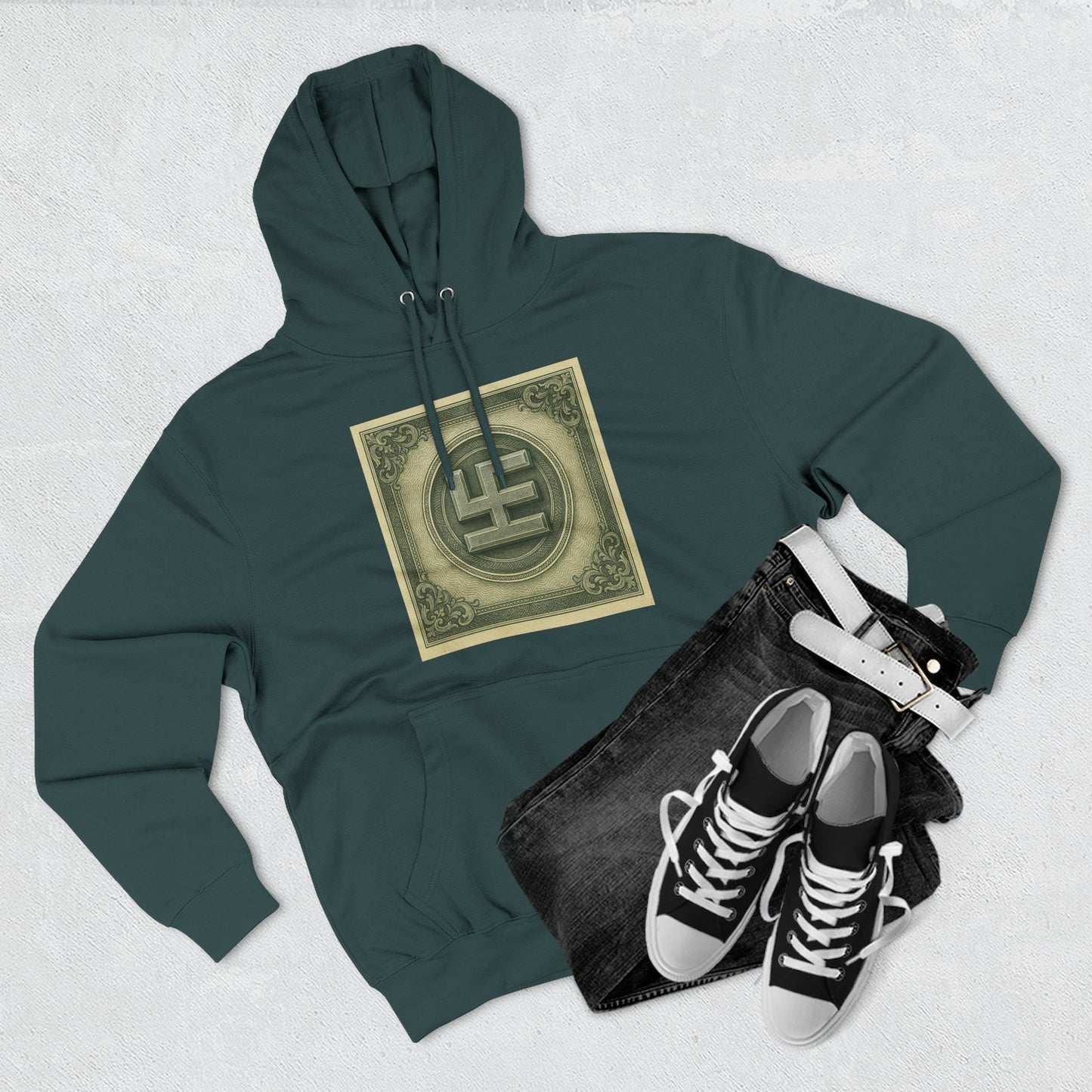 Swasticoin Cozy Three-Panel Fleece Hoodie - Ideal for Casual Days, Layering, and Gift Giving | Perfect for Home, Travel, and Outdoor Use