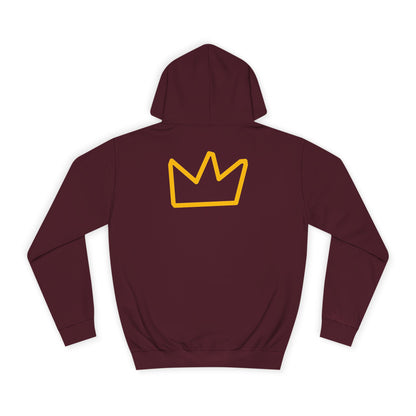 Trench Merch TM Stylish Crown Pull Over Hoodie - Perfect for Students, Campus Wear, Cozy Gifts, Unisex Sweatshirt, Trendy Apparel for Graduates