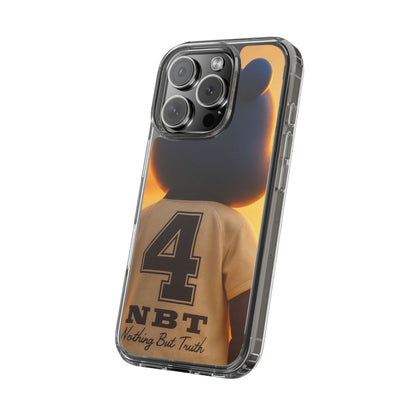 4NBT Trillion Bear Clear Phone Case, Aesthetic Phone Cover, Unique Gift for Animal Lovers, Stylish iPhone Accessory, Perfect for Birthdays
