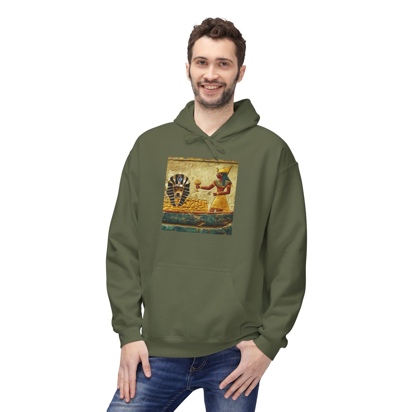 WIF Art Hoodie, Cozy Fleece Pullover for Art Lovers, Unique Gift for Creative Souls, Perfect for Casual Wear, Art-Inspired Fashion