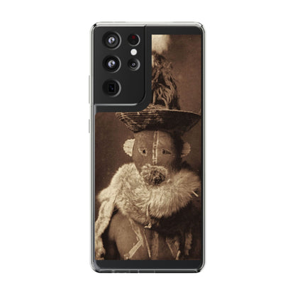 Yei Vintage Ethnic Clear Phone Case, Unique Phone Protector, Bohemian iPhone Case, Artistic Clear Cover, Cultural Phone Accessory