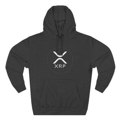 XRP Cozy Three-Panel Fleece Hoodie for Relaxed Casual Style, Perfect for Lounging, Gifting, Everyday Wear, and Cozy Nights