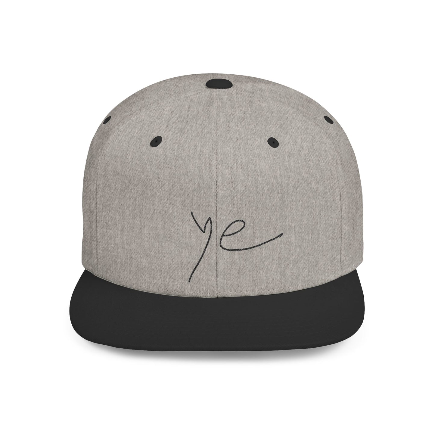 Ye 7BN Stylish Flat Bill Snapback Cap - Trendy Hat, Streetwear Essentials, Unisex Fashion, Casual Accessories, Gift Ideas