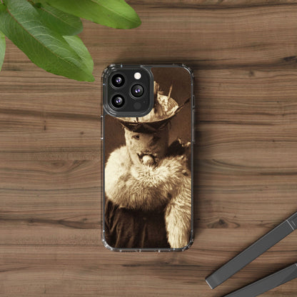 Yei Vintage Cat Photography Phone Case, Clear Cases, Unique Gift for Cat Lovers, Phone Accessory, Stylish Tech Gear, Animal Art