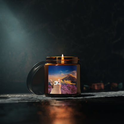 POPCAT Charming Scented Soy Candle, Cozy Ambiance, Candle Gift, Home Decor, Relaxation, Aromatherapy