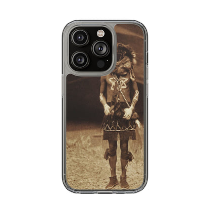 Vintage Spirit Animal Clear Phone Case, Eco-Friendly Cell Phone Cover, Unique Gift for Nature Lovers, Boho Style Mobile Accessory, [...]