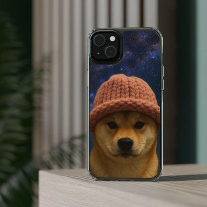 WIF Lovers Clear Phone Case, Cute Phone Cover for Animal Lovers, Pet Gift, Trendy Smartphone Accessory, Unique Dog Case