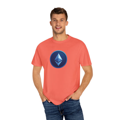 Ethereum Graphic T-Shirt, Unisex Casual Tee, Blockchain Apparel, Gamer Shirt, Crypto Gift, Stylish Streetwear