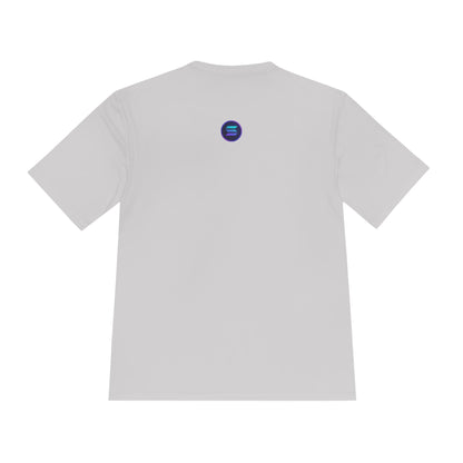 Unisex Moisture Wicking Tee featuring SOLANA & YZY designs, Perfect for Athletes, Casual Wear, Fitness Goals, Everyday Use, Sports Events