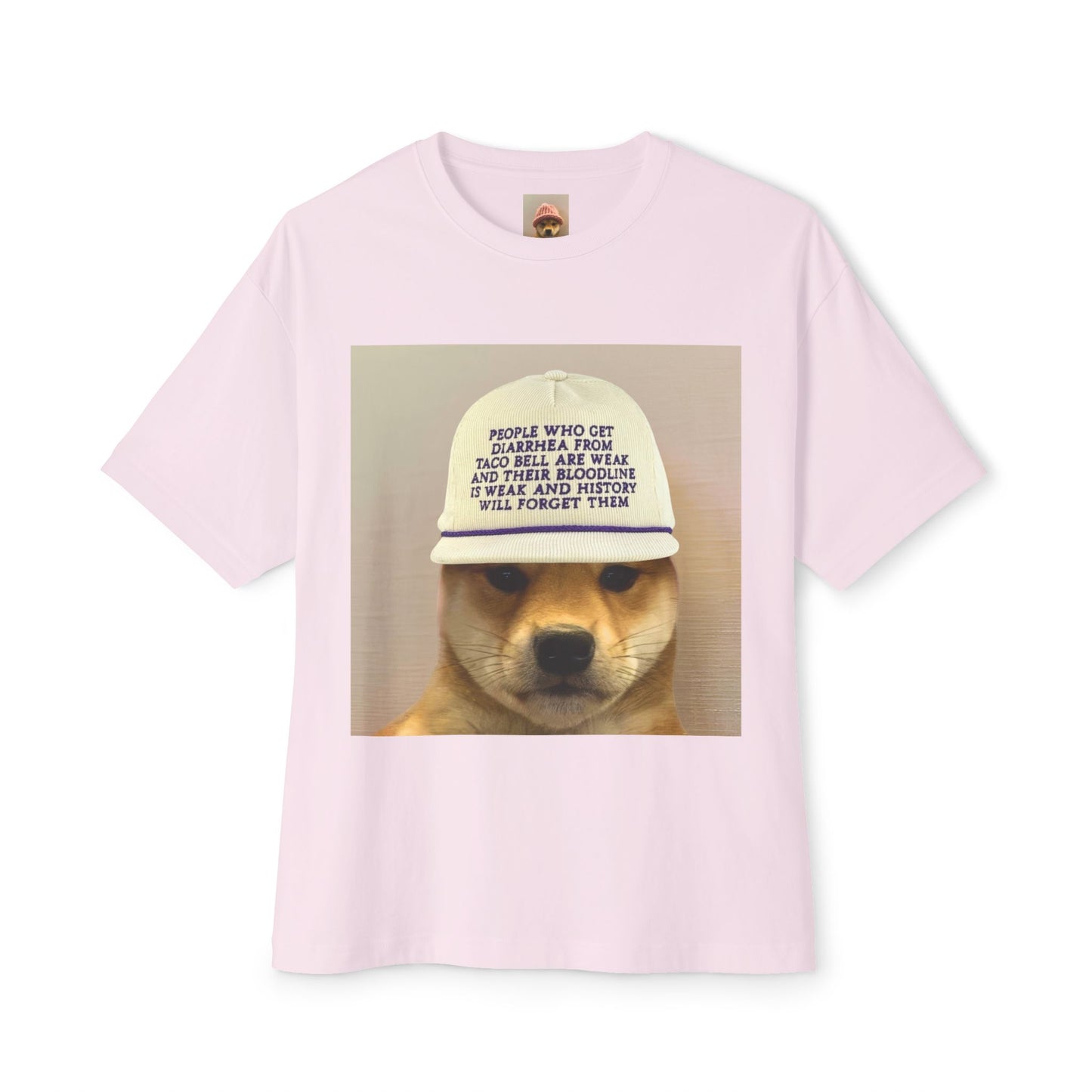 WIF Humorous Dog-Themed Oversized Tee, Casual Graphic Shirt, Gift for Pet Lovers, Funny T-Shirt, Unisex Boxy Tee