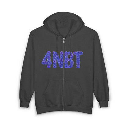 Colorful 4NBT Unisex Zip Hoodie | Casual Wear, Gift, Streetwear, Cozy Layering, Spring Fashion