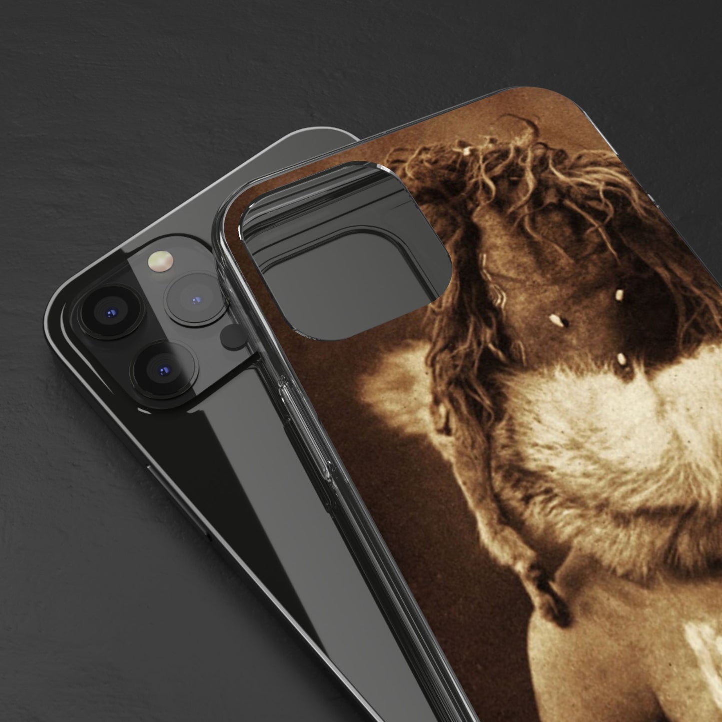 Yei Vintage Artistic Phone Case with Tribal Design, Clear iPhone Case, Boho Style Accessory, Unique Gift for Him/Her, Nature-Inspired [...]