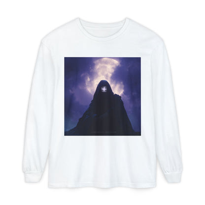 Swasticoin Mystical Mountain Long Sleeve T-Shirt | Unisex Graphic Tee, Trendy Layering Top, Casual Wear, Perfect Gift for Adventurers