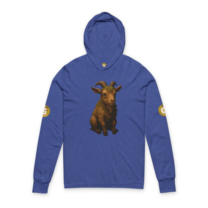 Whimsical Goat Hoodie / Casual Unisex Long Sleeve Tee for Animal Lovers, Cozy Gift for Birthdays, Holidays, Nature Enthusiasts, [...]