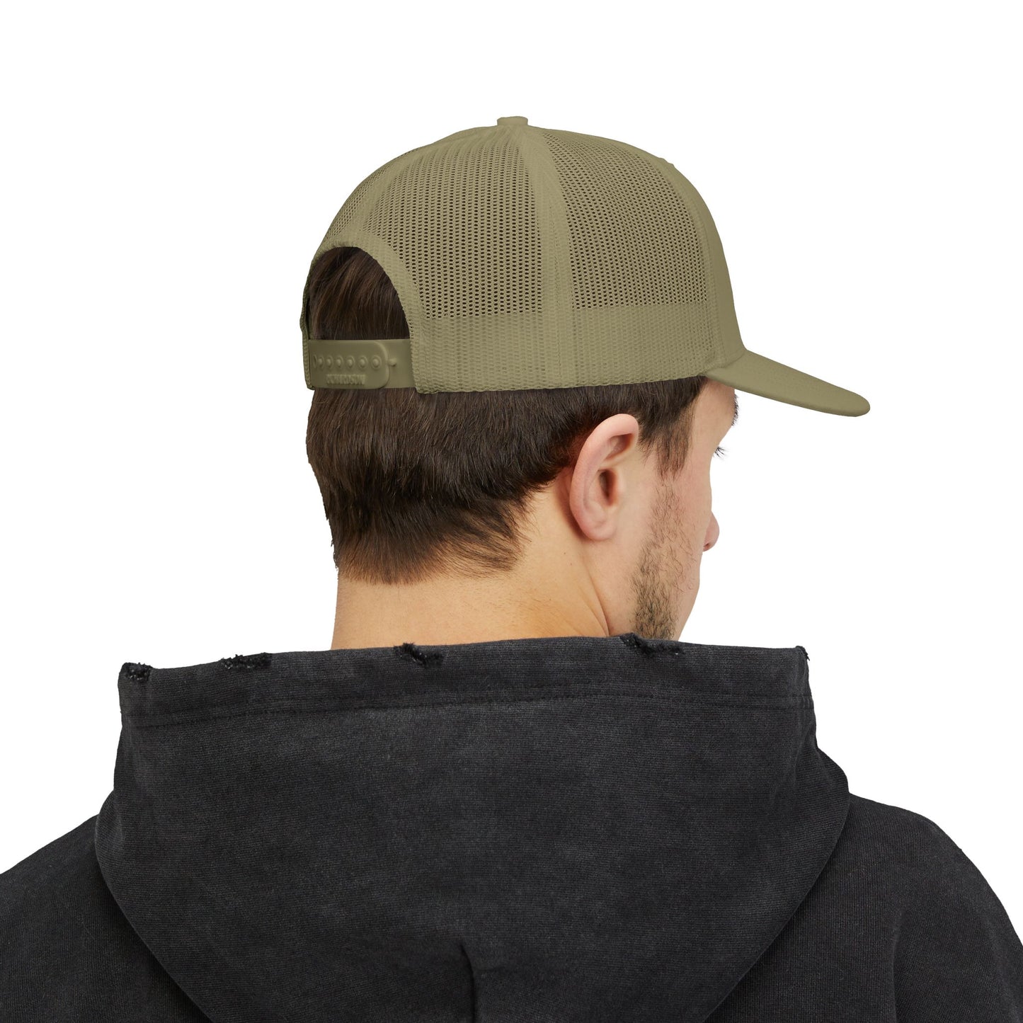 Swasticoin Stylish Embroidered Snapback Trucker Cap - Trendy Hat for Outdoors, Casual Wear, Gift for Him or Her, Adjustable, Unique Design