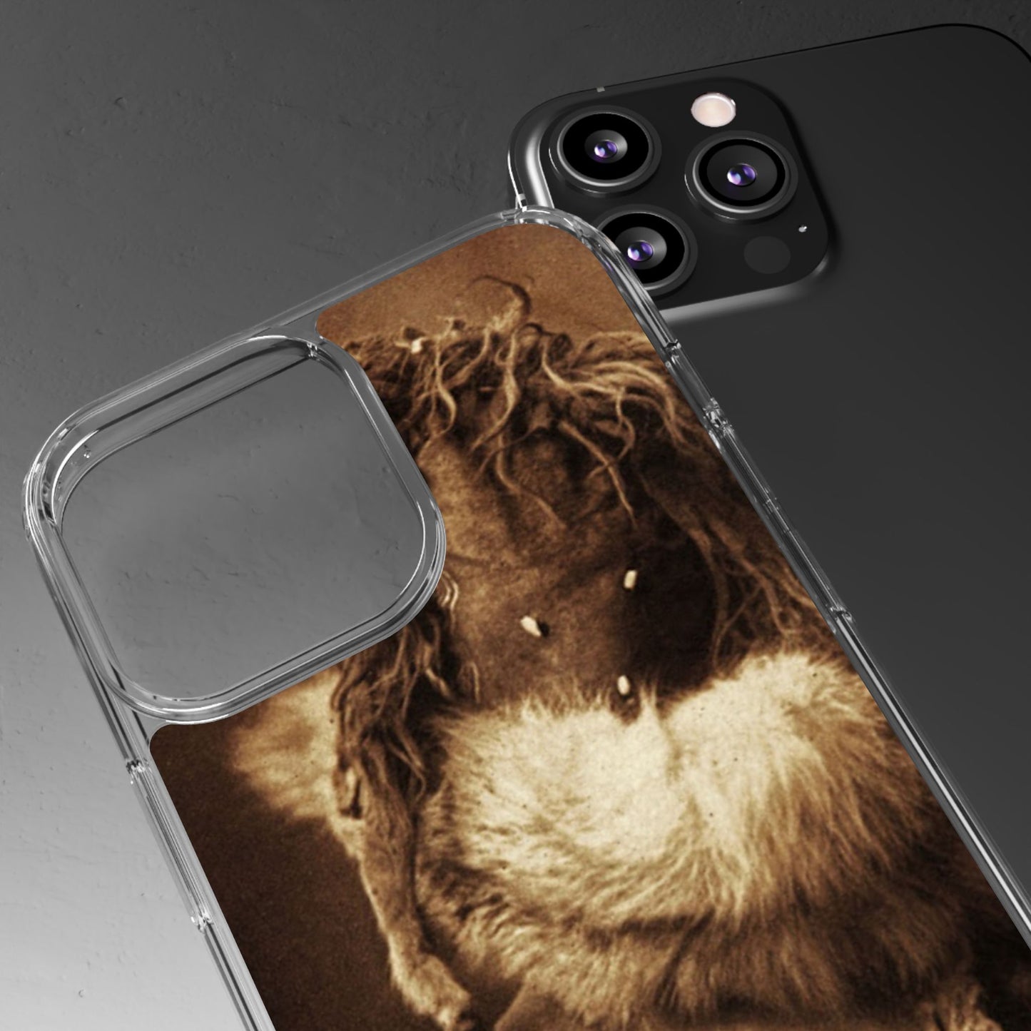 Yei Vintage Artistic Phone Case with Tribal Design, Clear iPhone Case, Boho Style Accessory, Unique Gift for Him/Her, Nature-Inspired [...]